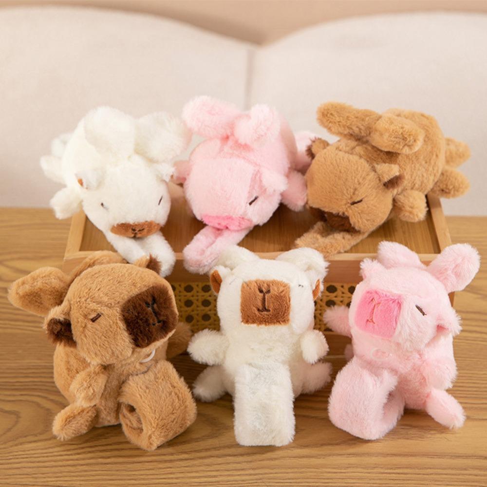 Swing Wings Capybara Slap Snap Doll Toy Wristband Capybara Plush Hand Ring Kids Toys style 2
Swing Wings Capybara Slap Snap Doll Toy Wristband Capybara Plush Hand Ring Kids Toys style 2