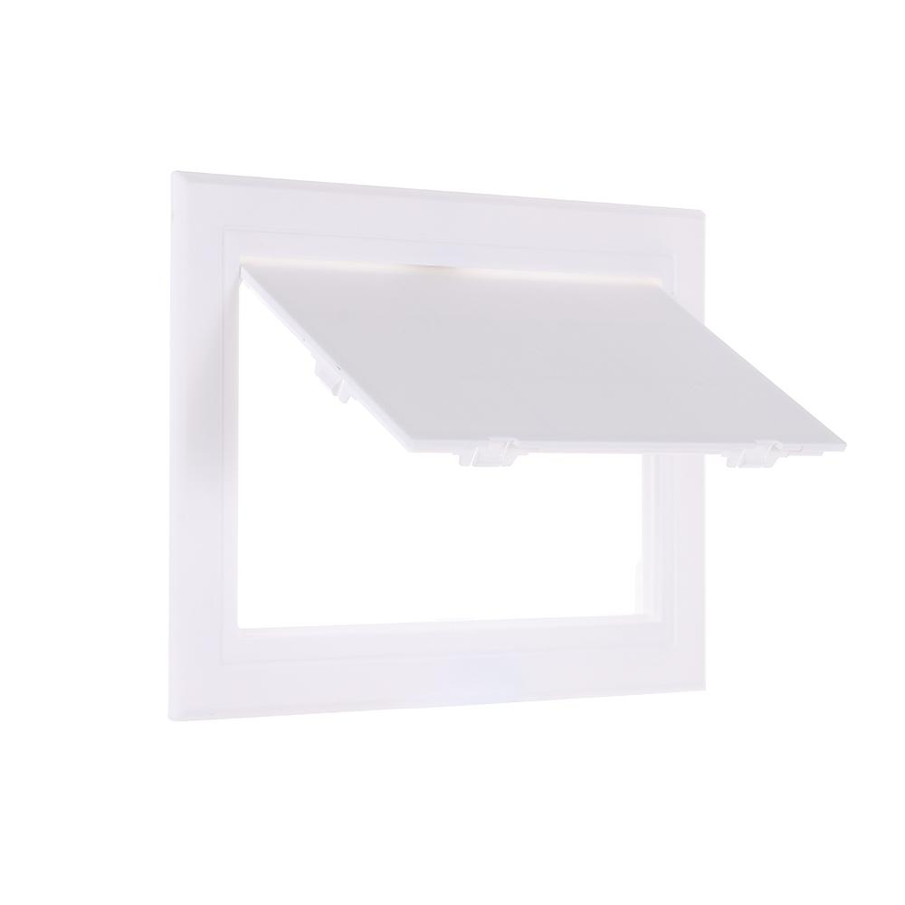 White Access Panel Door Plastic Inspection Hole Hinged Access Hatch Doors Wall Ceiling 100x100mm
White Access Panel Door Plastic Inspection Hole Hinged Access Hatch Doors Wall Ceiling 100x100mm