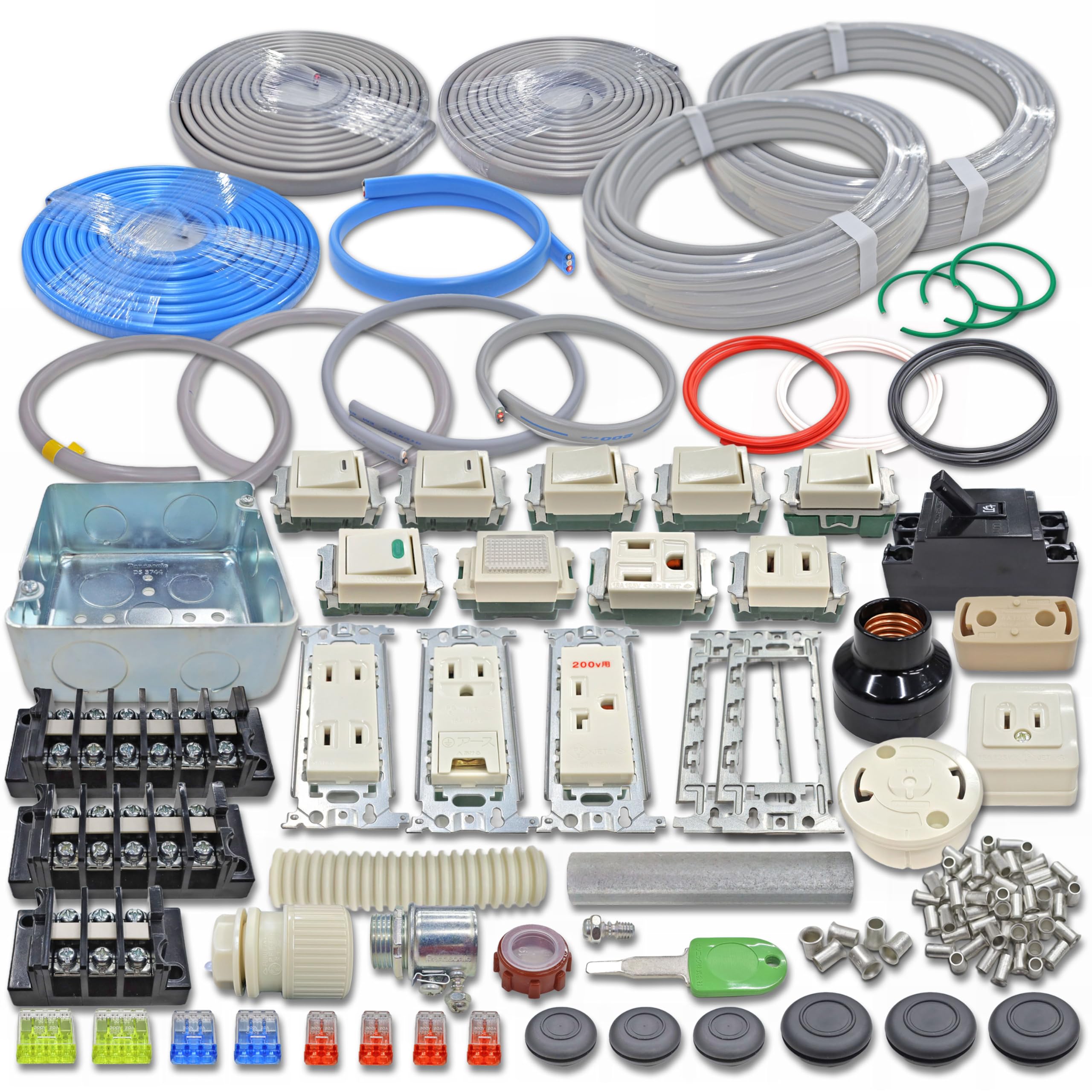 License Skill Test Kit Moz Series Includes one set of wires and equipment 2026 Edition Electrician s (Type 2) - Materials - (for practice) -
License Skill Test Kit Moz Series Includes one set of wires and equipment 2026 Edition Electrician s (Type 2) - Materials - (for practice) -