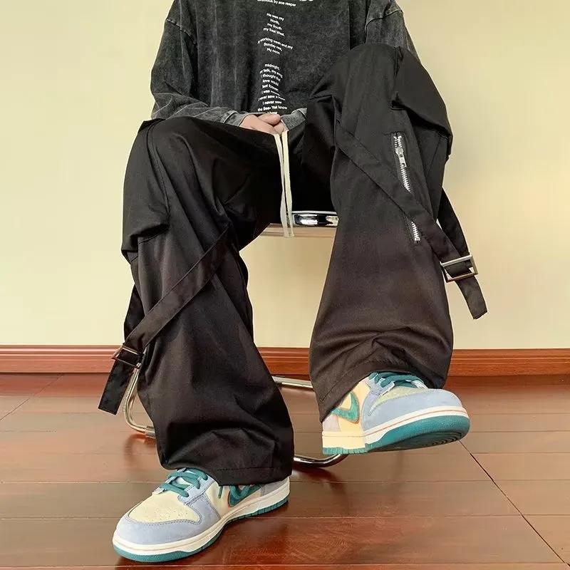 Мужские рабочие брюки свободного кроя с несколькими карманами и прямыми штанинами M чёрный
Мужские рабочие брюки свободного кроя с несколькими карманами и прямыми штанинами M чёрный