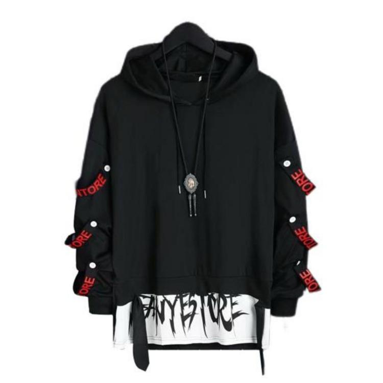 Hooded Sweatshirt Men Hip Hop Long Sleeves Letter Print Strap Decor Elastic Cuff Warm Cool Youthful Autumn Winter Hoodie Daily Wear S чёрный
Hooded Sweatshirt Men Hip Hop Long Sleeves Letter Print Strap Decor Elastic Cuff Warm Cool Youthful Autumn Winter Hoodie Daily Wear S чёрный