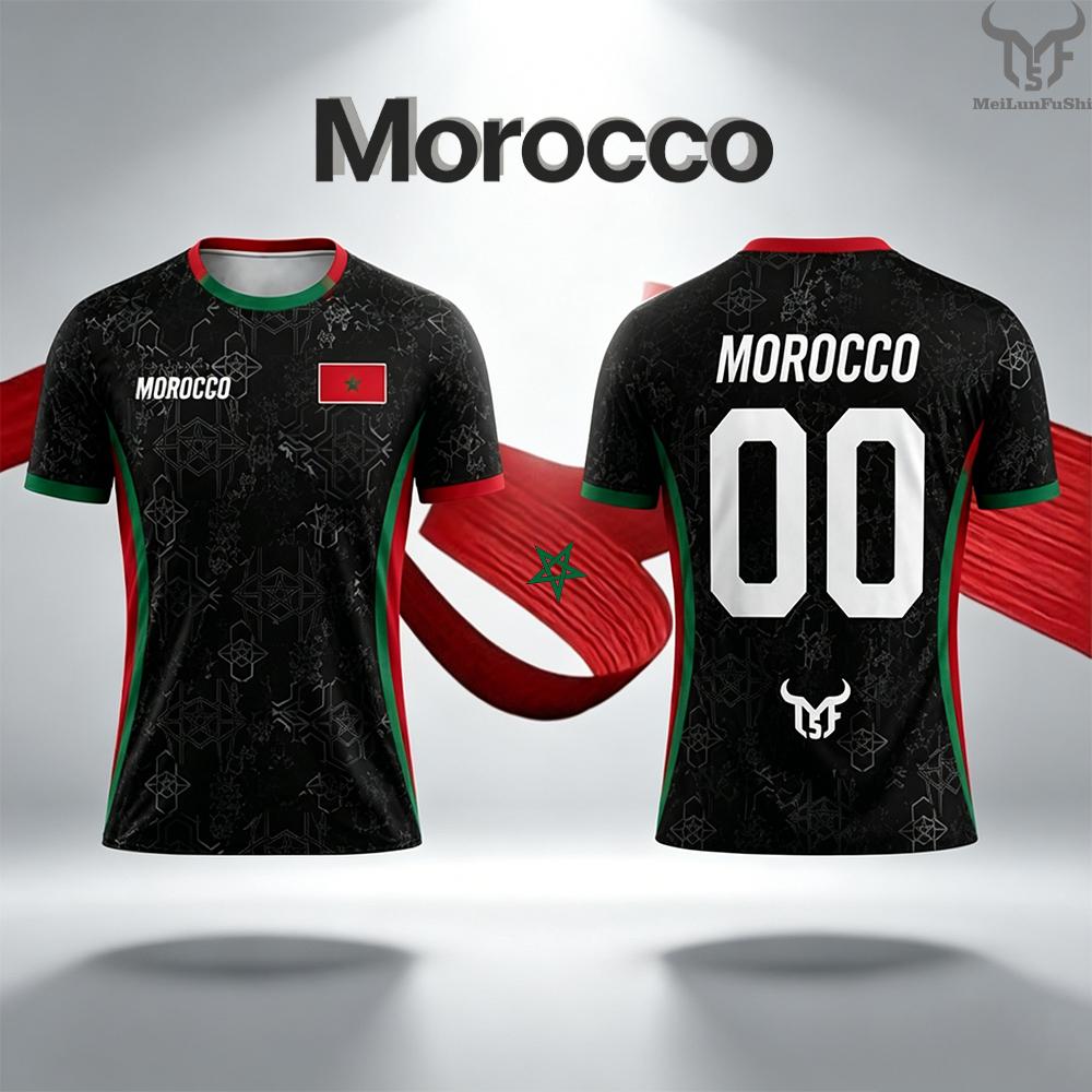 Morocco Flag Football Jersey Custom Name Number Quick Dry S
Morocco Flag Football Jersey Custom Name Number Quick Dry S