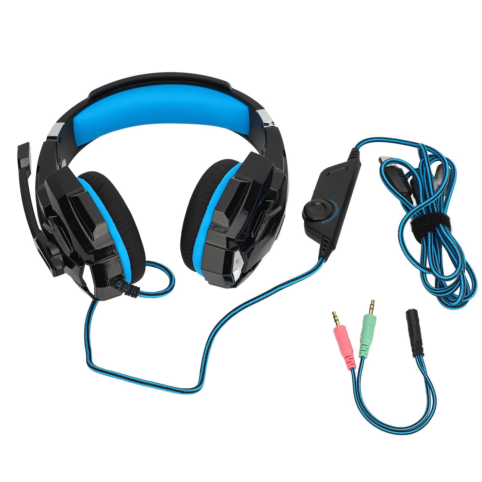 Wired Gaming Headset Noise Cancelling Over Ear Headphones with Mic Soft Earmuffs Compatible with
Wired Gaming Headset Noise Cancelling Over Ear Headphones with Mic Soft Earmuffs Compatible with