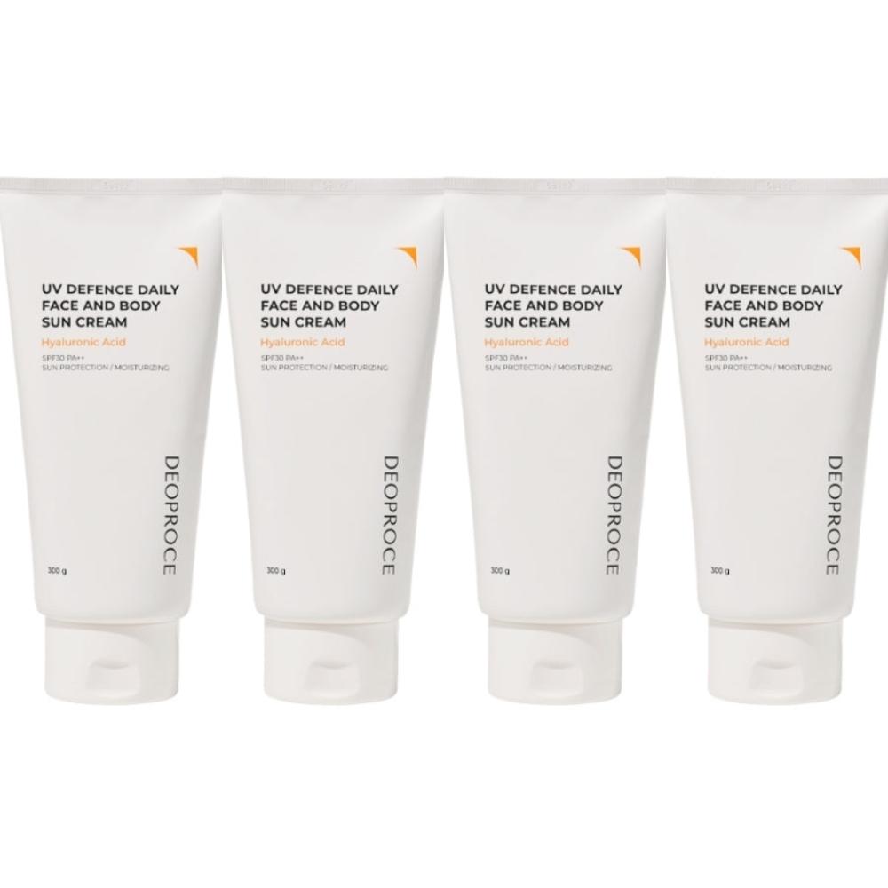 Deoproce UV Defence Щоденний сонцезахисний крем для обличчя та тіла SPF30 PA++ 300г*1шт/2шт/3шт/4шт 4Pcs
Deoproce UV Defence Щоденний сонцезахисний крем для обличчя та тіла SPF30 PA++ 300г*1шт/2шт/3шт/4шт 4Pcs