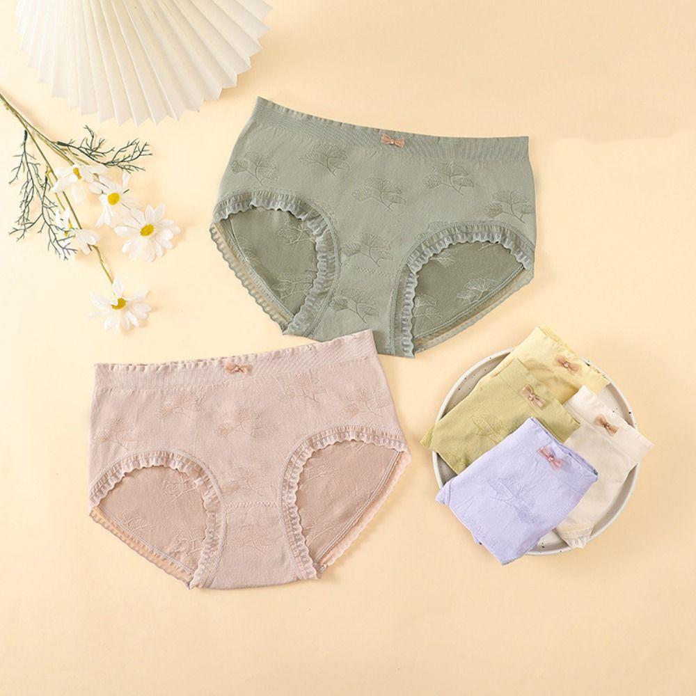 6Pcs Cotton Crotch Seamless Briefs Thin Underwear for Women Sweet Lace Bowknot Panties Girl 6Pcs
6Pcs Cotton Crotch Seamless Briefs Thin Underwear for Women Sweet Lace Bowknot Panties Girl 6Pcs