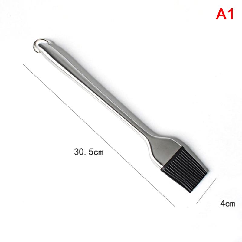 Силиконовая кухонная масляная щетка из нержавеющей стали, гриль для барбекю, щетка для барбекю 30.5*4cm
Силиконовая кухонная масляная щетка из нержавеющей стали, гриль для барбекю, щетка для барбекю 30.5*4cm