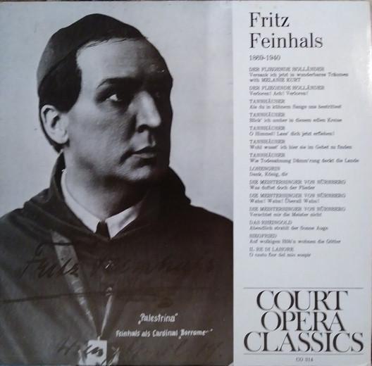 LP Record FRITZ FEINHALS Fritz Feinhals CO314 Court Opera Cla Austria Classical Used
LP Record FRITZ FEINHALS Fritz Feinhals CO314 Court Opera Cla Austria Classical Used