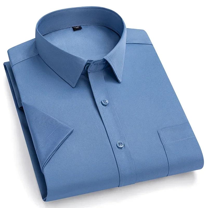 2026 НОВИНКА Лето Мужская Рубашка Не требует глажки Антискладки Business Casual Однотонная Эластичная Гладкая Короткий Рукав Работа Социальная 38
2026 НОВИНКА Лето Мужская Рубашка Не требует глажки Антискладки Business Casual Однотонная Эластичная Гладкая Короткий Рукав Работа Социальная 38