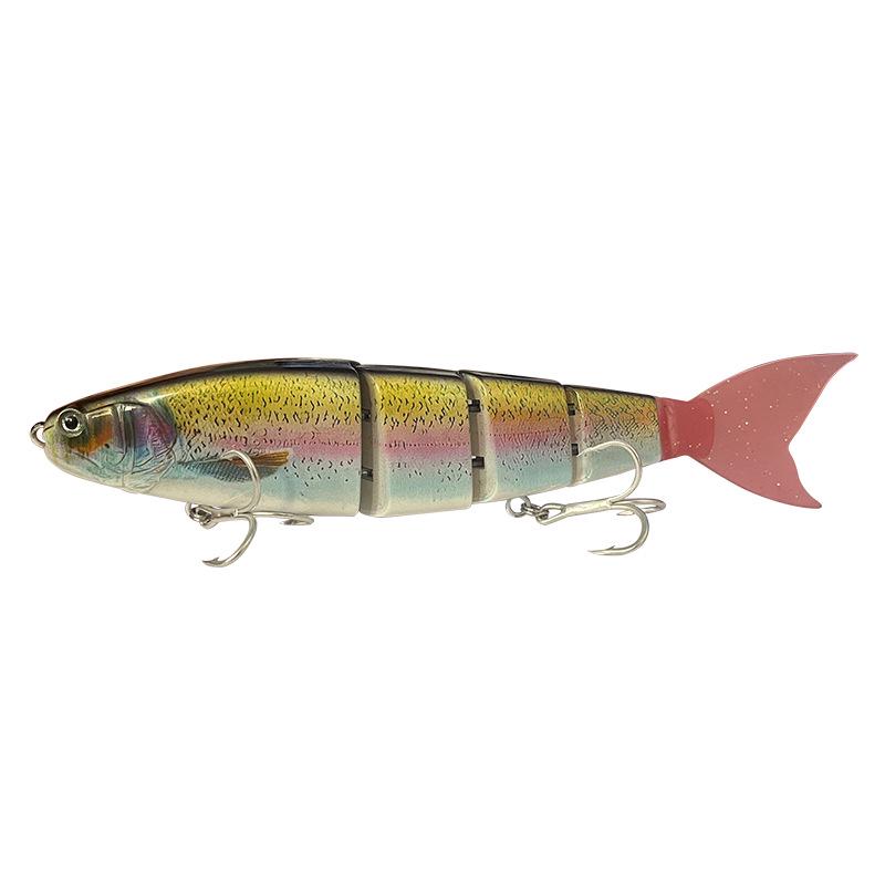 105g Large Multi-Jointed Fishing Lure with Soft Tail - Four-Section Sea Fishing Hard Bait for Long Casting
105g Large Multi-Jointed Fishing Lure with Soft Tail - Four-Section Sea Fishing Hard Bait for Long Casting