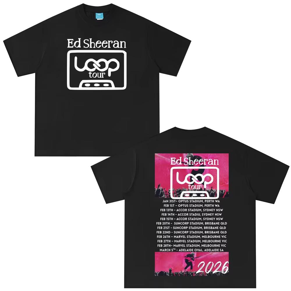 Ed Sheeran Loop Tour 2026 Graphic T Shirts Men Women Aesthetic Tshirt Summer Casual Male Cotton Harajuku Streetwear Tshirts XL
Ed Sheeran Loop Tour 2026 Graphic T Shirts Men Women Aesthetic Tshirt Summer Casual Male Cotton Harajuku Streetwear Tshirts XL