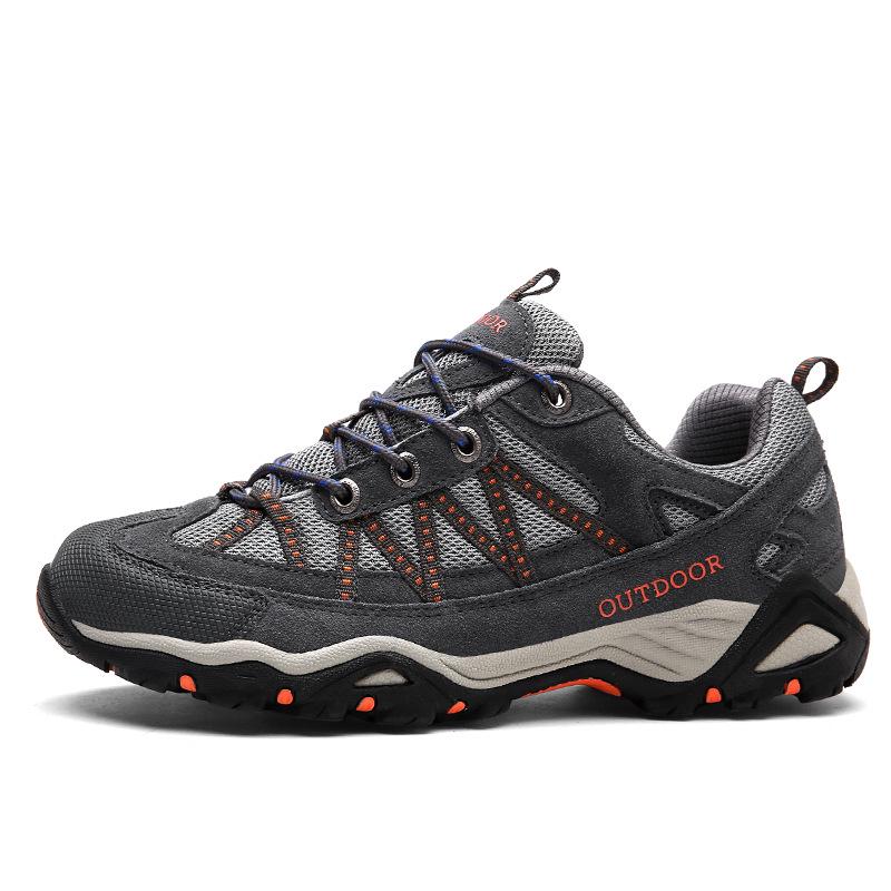 New Four Seasons Leather Outdoor Shoes Men s Mesh Breathable Couple Hiking Shoes Off-road Non-slip Rock Climbing Shoes Women 46 темно-сірий
New Four Seasons Leather Outdoor Shoes Men s Mesh Breathable Couple Hiking Shoes Off-road Non-slip Rock Climbing Shoes Women 46 темно-сірий