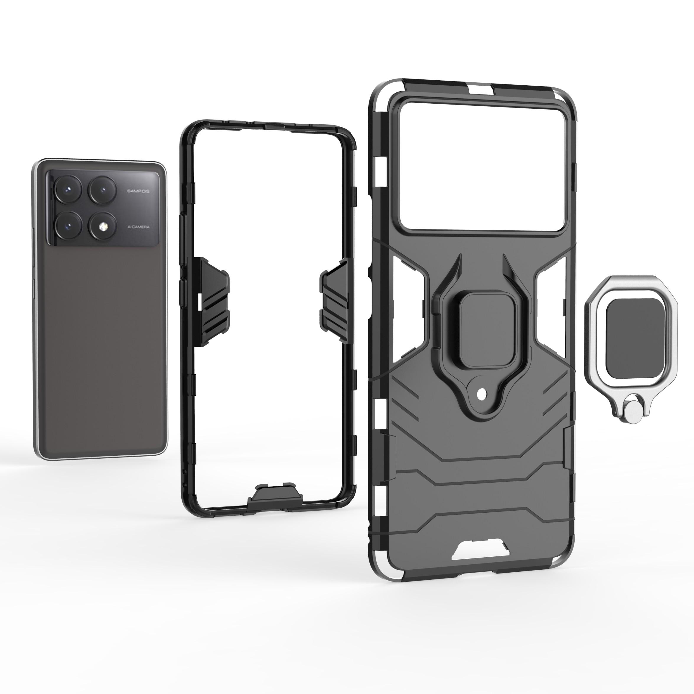 For Xiaomi Redmi K70E 5G/Poco X6 Pro 5G Phone Case PC+TPU Cover Rotation Ring Holder Kickstand Red
For Xiaomi Redmi K70E 5G/Poco X6 Pro 5G Phone Case PC+TPU Cover Rotation Ring Holder Kickstand Red