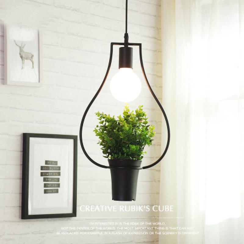 Светодиодный промышленный стиль из кованого железа, подвесной потолочный светильник для украшения vase