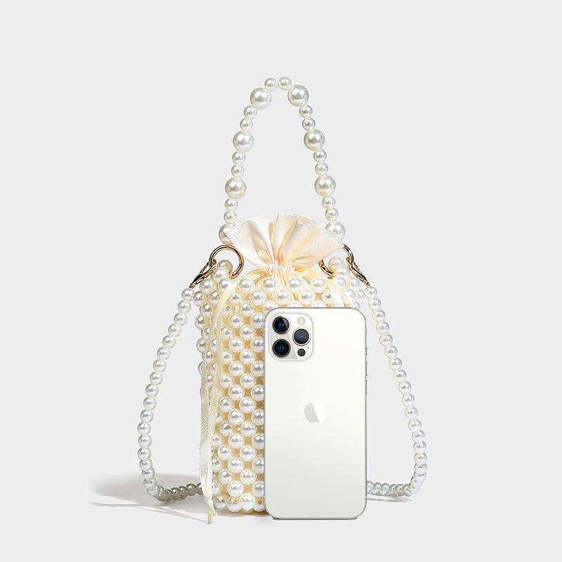 Niche design crossbody bucket bag simple personality one shoulder sweet cool style bag fashionable woven bead hand bag бежевий
Niche design crossbody bucket bag simple personality one shoulder sweet cool style bag fashionable woven bead hand bag бежевий