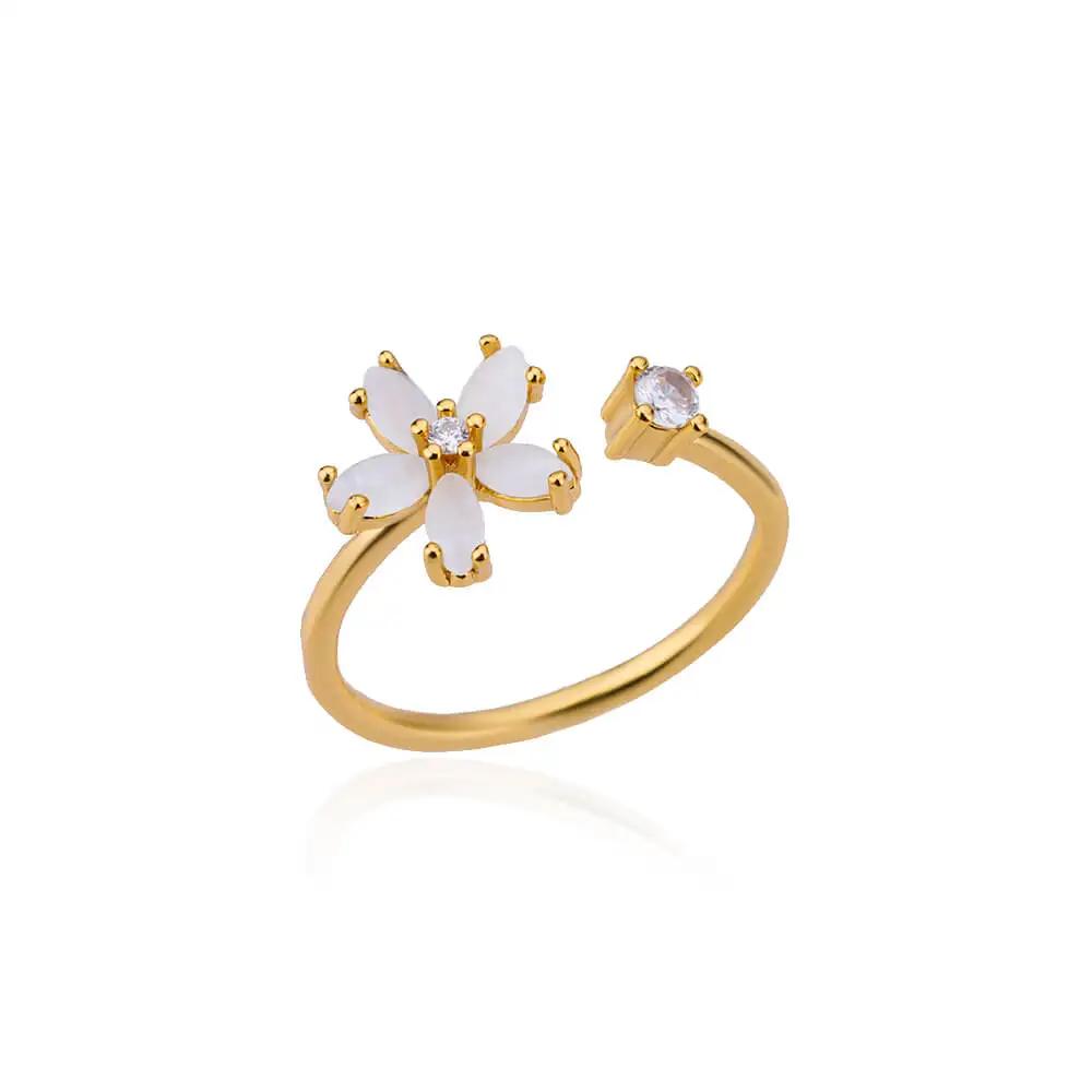Romantic Colorful Tulip Flower CZ Stainless Steel Women s Ring 18K Gold-plated Anti Fading Rings Wedding Jewelry New Accessories Adjustable
Romantic Colorful Tulip Flower CZ Stainless Steel Women s Ring 18K Gold-plated Anti Fading Rings Wedding Jewelry New Accessories Adjustable