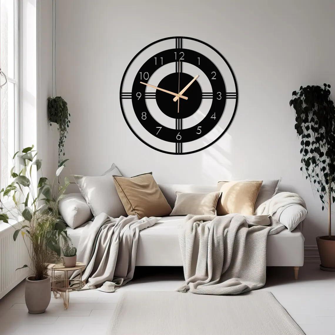 Stylish Metal Analog Wall Clock for Living Room, Office, Kitchen, Home and Hall | Antique Fancy Big Size Modern Wall Watch for Home Decor (60CM)
Stylish Metal Analog Wall Clock for Living Room, Office, Kitchen, Home and Hall | Antique Fancy Big Size Modern Wall Watch for Home Decor (60CM)