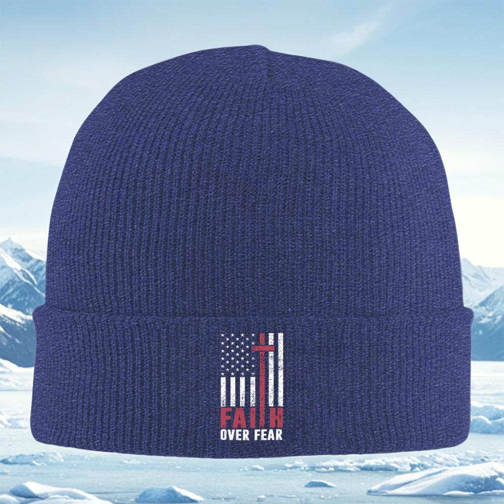 American Flag Faith Over Fear Design Men Women Unisex Knitted Hat Beanie Pullover Cap Winter Thermal Warm Christmas Outdoor Cycl
American Flag Faith Over Fear Design Men Women Unisex Knitted Hat Beanie Pullover Cap Winter Thermal Warm Christmas Outdoor Cycl