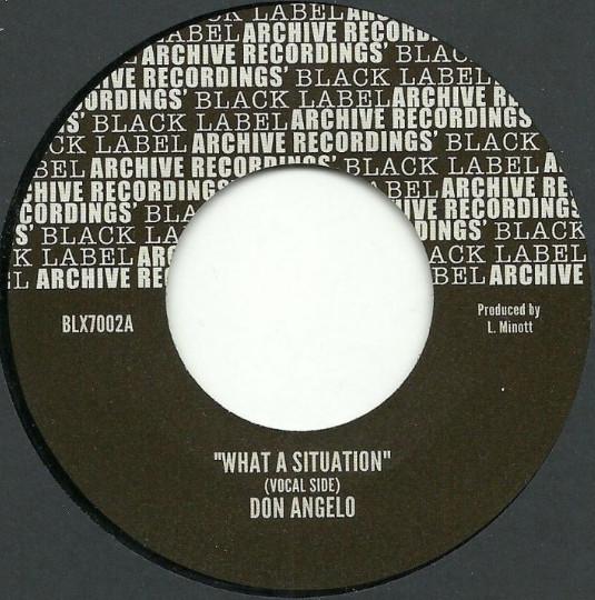 7inch Record DON ANGELO - What A Situation BLX7002 Archive Recordi 2014 UK Reggae, Ska & Dub Used
7inch Record DON ANGELO - What A Situation BLX7002 Archive Recordi 2014 UK Reggae, Ska & Dub Used
