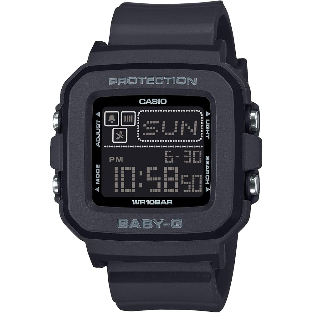 Casio Baby-G BGD-10-1JF Women s Black Watch Water Resistant Stylish Design
Casio Baby-G BGD-10-1JF Women s Black Watch Water Resistant Stylish Design