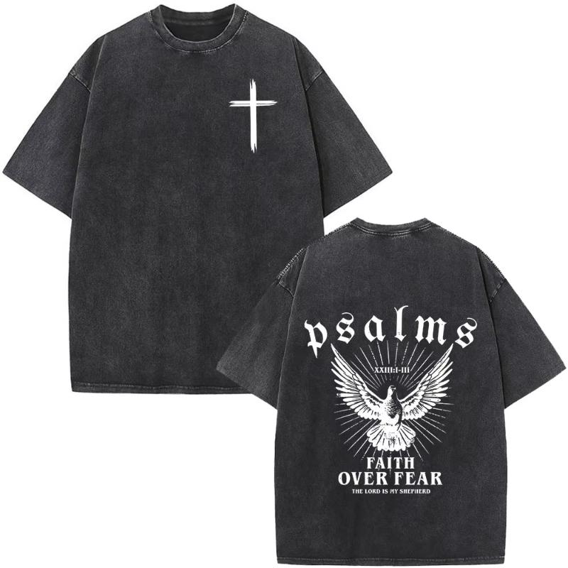 Christian Jesus Faith Over Fear Bible Verse Washed Tshirts Unisex Women Fashion Vintage Oversized T Shirts Harajuku Tshirt M
Christian Jesus Faith Over Fear Bible Verse Washed Tshirts Unisex Women Fashion Vintage Oversized T Shirts Harajuku Tshirt M