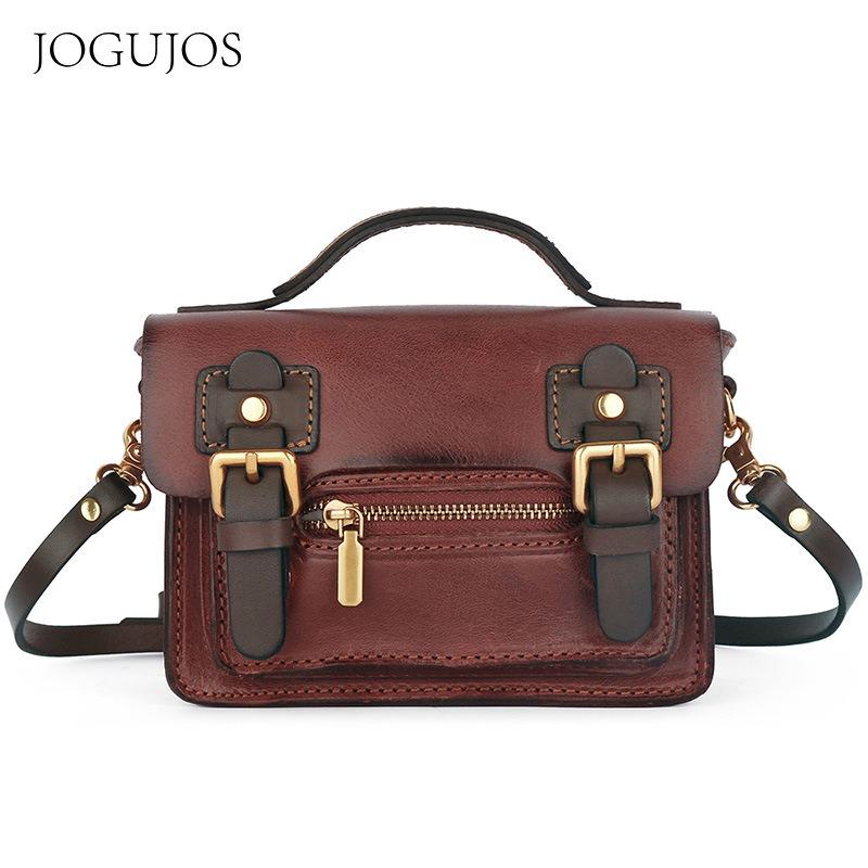 JOGUJOS женская сумка из кожи растительного дубления, ретро сумка через плечо, универсальная милая модная женская сумка-мессенджер
JOGUJOS женская сумка из кожи растительного дубления, ретро сумка через плечо, универсальная милая модная женская сумка-мессенджер
