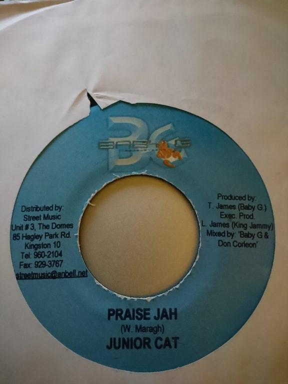 7inch Record JUNIOR CAT, MR. LEXX - Praise Jah / Gal Feelings NONE Baby G Producti Jamaica Reggae, Ska & Dub Used
7inch Record JUNIOR CAT, MR. LEXX - Praise Jah / Gal Feelings NONE Baby G Producti Jamaica Reggae, Ska & Dub Used