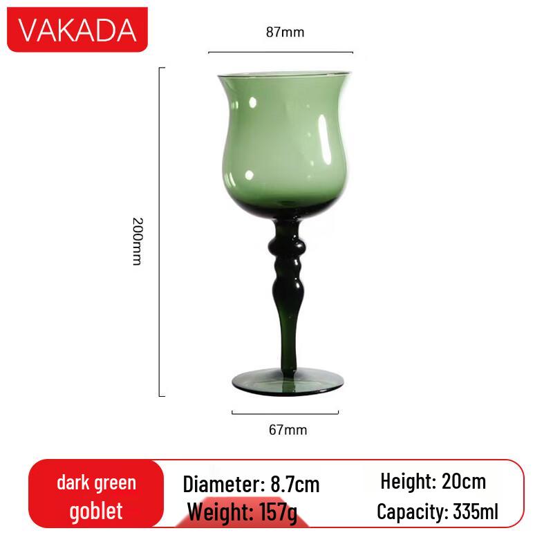 VAKADA Retro Glass Cocktail & Wine Goblets
VAKADA Retro Glass Cocktail & Wine Goblets