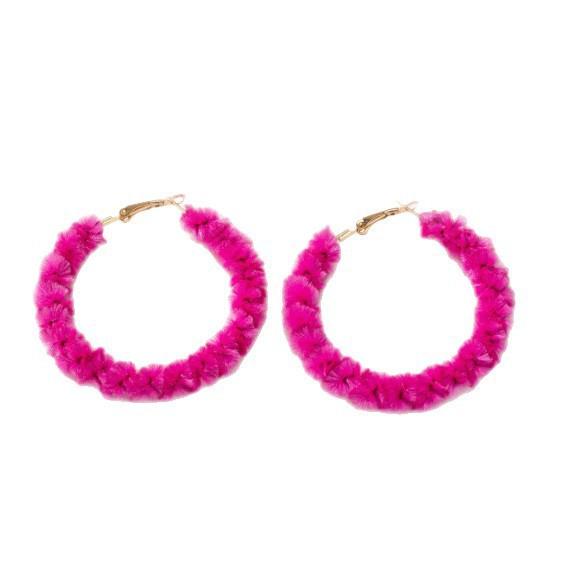 1 pair of simple retro autumn and winter plush hoop earrings Classic simple women s earrings are suitable for parties рожевий
1 pair of simple retro autumn and winter plush hoop earrings Classic simple women s earrings are suitable for parties рожевий