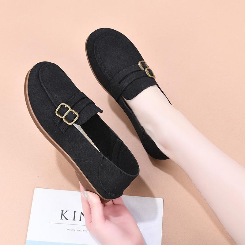 Spring and Autumn New Fashion Casual Single Shoes Women s Belt Buckle One Pedal Shallow Flat Shoes Women 36
Spring and Autumn New Fashion Casual Single Shoes Women s Belt Buckle One Pedal Shallow Flat Shoes Women 36
