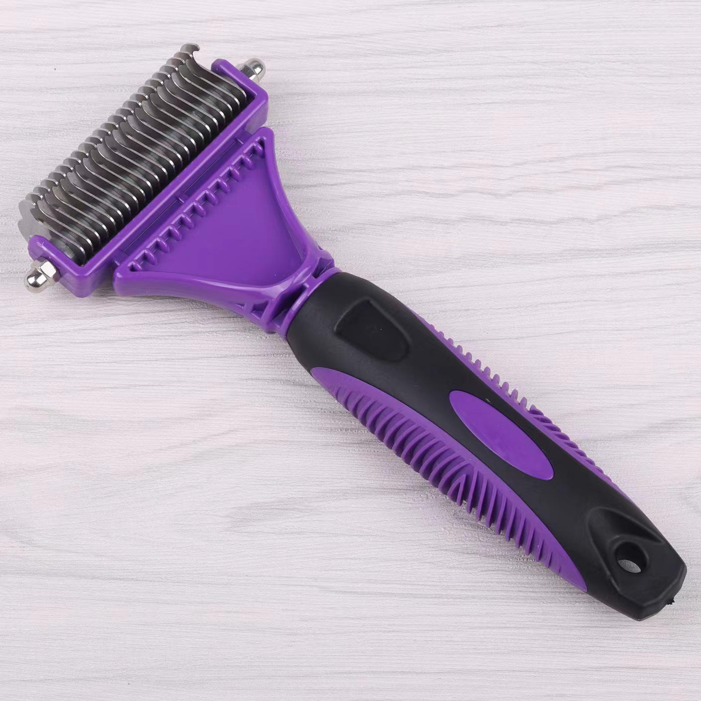 Double-Sided Pet Comb & Knot Rake for Dogs & Cats OPP Bag
Double-Sided Pet Comb & Knot Rake for Dogs & Cats OPP Bag