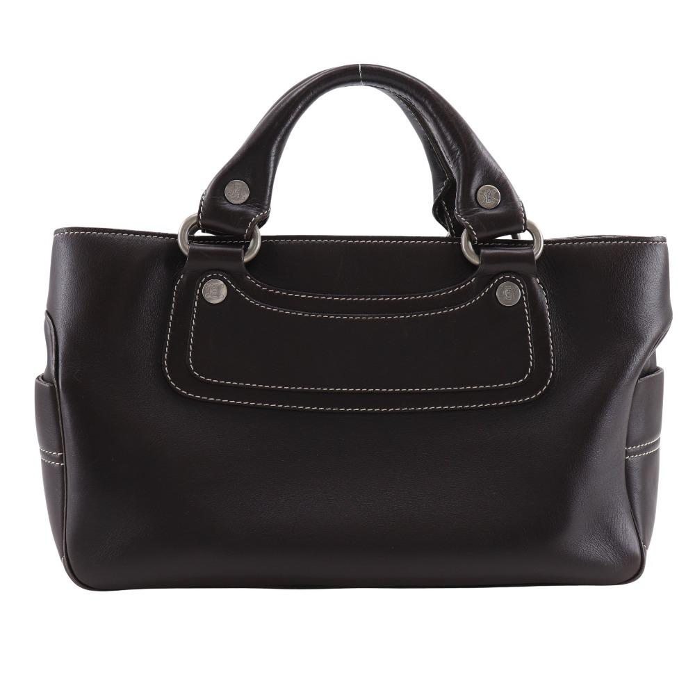 CELINE Boogie bag Handbag Brown leather Women Used
CELINE Boogie bag Handbag Brown leather Women Used
