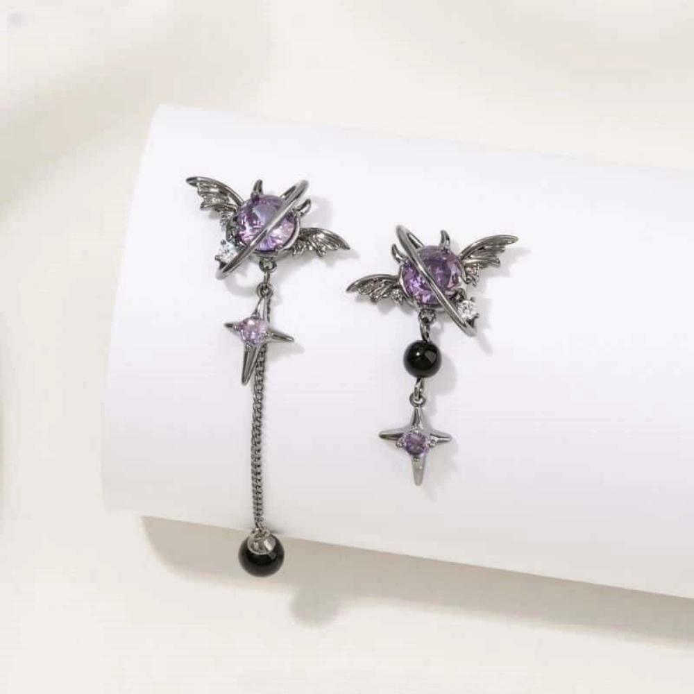New Geometric Asymmetric Zircon Devil Thorn Rose Women s Earrings Trendy Fashion Personalized High end New Gothic Jewelry Gift
New Geometric Asymmetric Zircon Devil Thorn Rose Women s Earrings Trendy Fashion Personalized High end New Gothic Jewelry Gift