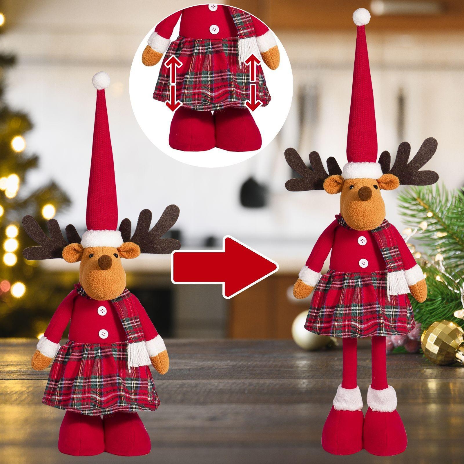 Рождественское украшение кукла креативный лось с растягивающимися ногами настольное украшение для окна реквизит One Size белый
Рождественское украшение кукла креативный лось с растягивающимися ногами настольное украшение для окна реквизит One Size белый