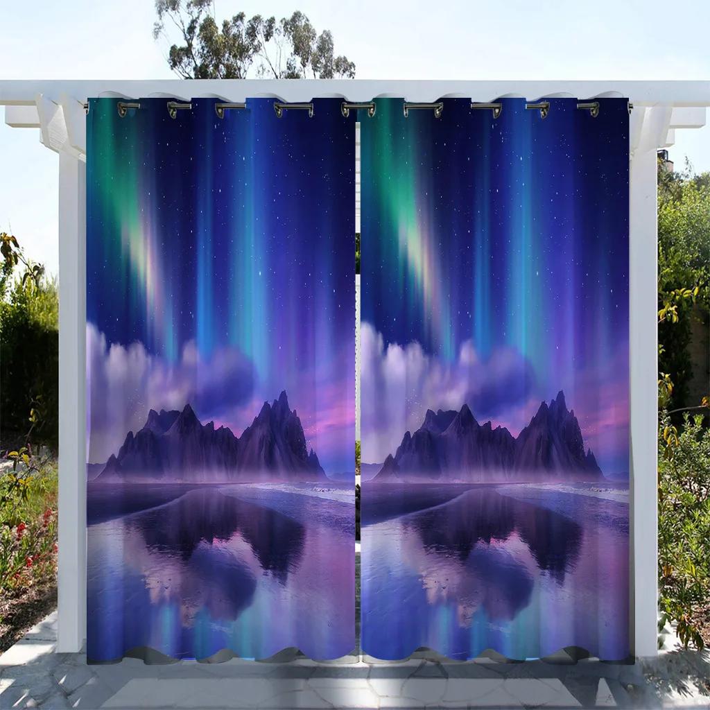 3D 1PC Starry Aurora Водонепроницаемая наружная занавеска, светофильтрующая полиэстеровая садовая драпировка для патио, крыльца, беседки, декора, включающего крючок W140H210&Hook
3D 1PC Starry Aurora Водонепроницаемая наружная занавеска, светофильтрующая полиэстеровая садовая драпировка для патио, крыльца, беседки, декора, включающего крючок W140H210&Hook