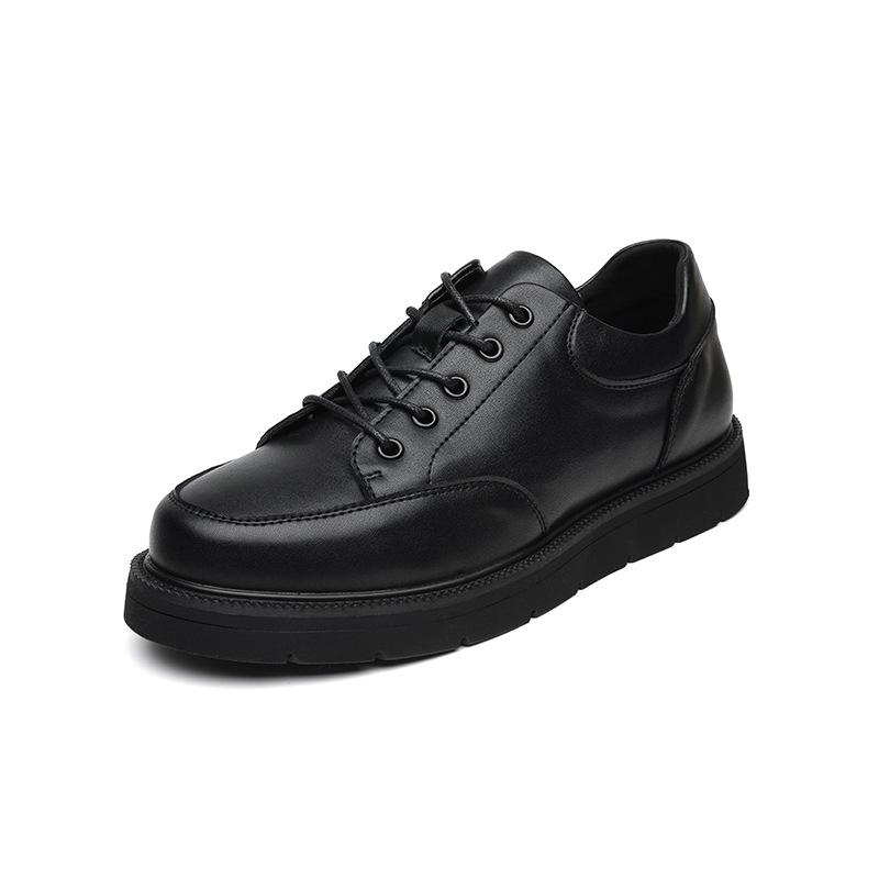 Повседневная деловая кожаная обувь мужская с круглым носком, толстой подошвой, увеличивающая рост, весенняя, дышащая, в британском стиле, мужская обувь D17-T 44 чёрный
Повседневная деловая кожаная обувь мужская с круглым носком, толстой подошвой, увеличивающая рост, весенняя, дышащая, в британском стиле, мужская обувь D17-T 44 чёрный