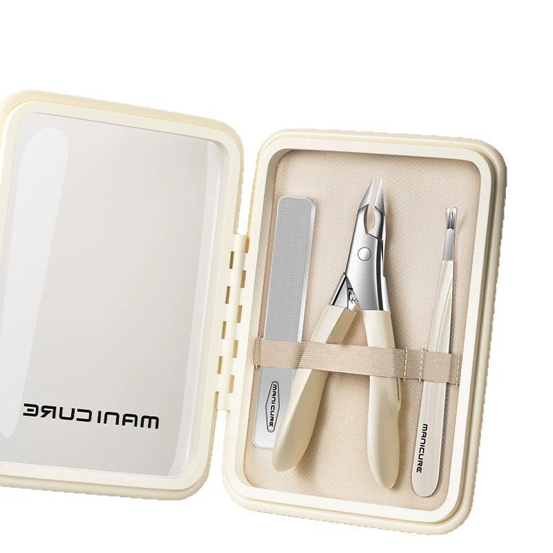 Set de cortaúñas profesional, kit de manicura y pedicura completo, herramientas de cuidado de uñas
Set de cortaúñas profesional, kit de manicura y pedicura completo, herramientas de cuidado de uñas