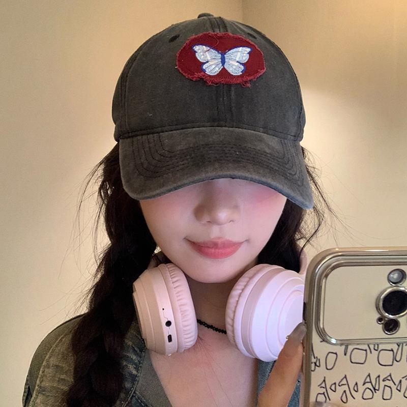 Fashion Butterfly Embroidery Baseball Hat for Women Cotton Solid Color Adjustable Sunshade Cap Girls Casual Outdoor Peaked Hat Adjustable
Fashion Butterfly Embroidery Baseball Hat for Women Cotton Solid Color Adjustable Sunshade Cap Girls Casual Outdoor Peaked Hat Adjustable