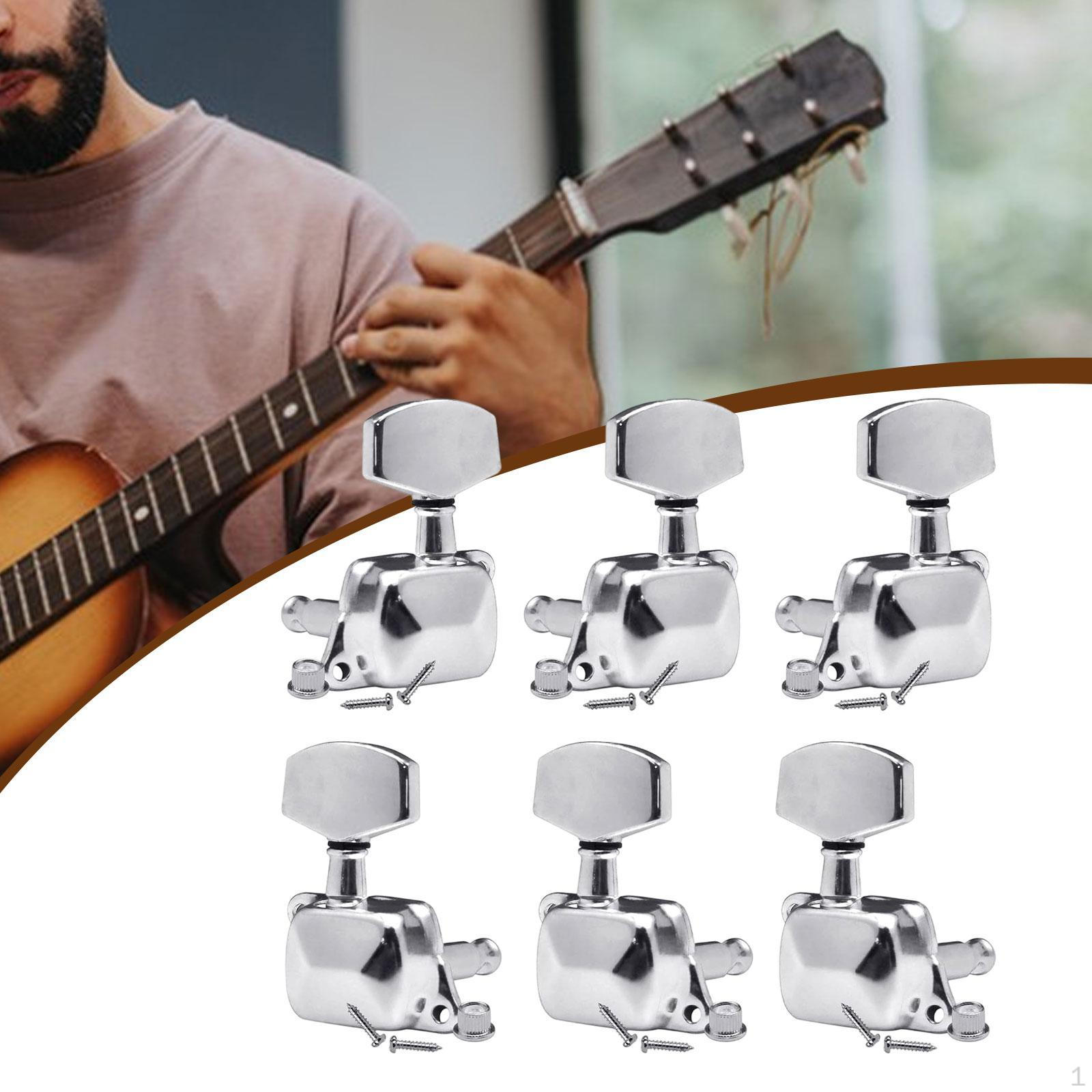 6x Guitar Tuners Sealed Tuning Pegs Metal Replace Parts 3+3 Enclosed String Keys
6x Guitar Tuners Sealed Tuning Pegs Metal Replace Parts 3+3 Enclosed String Keys