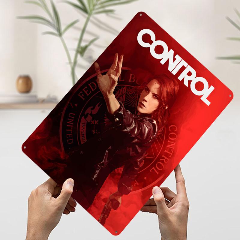 Control Game Metal Poster Customized Wall Art Retro Vintage Tinplate Signs for Gaming Room Decoration Cozy Coffee Bar Wand Deko 7.9x11.8In(20x30cm)
Control Game Metal Poster Customized Wall Art Retro Vintage Tinplate Signs for Gaming Room Decoration Cozy Coffee Bar Wand Deko 7.9x11.8In(20x30cm)