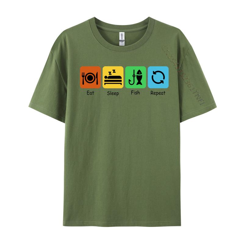 Eat Sleep Fish Repeat Tshirt Print Combed cotton Comics Tops Shirts Slim Fit Unisex T Shirts Luxury Clothing 4XL
Eat Sleep Fish Repeat Tshirt Print Combed cotton Comics Tops Shirts Slim Fit Unisex T Shirts Luxury Clothing 4XL