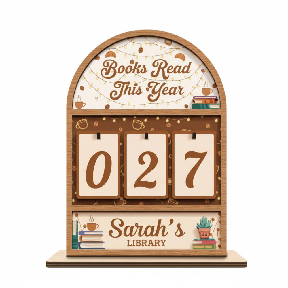 Wooden Books Read Tracker Standing Portable Reading Tracker Signage Book Lovers Gift Craftwork Reading Counter
Wooden Books Read Tracker Standing Portable Reading Tracker Signage Book Lovers Gift Craftwork Reading Counter