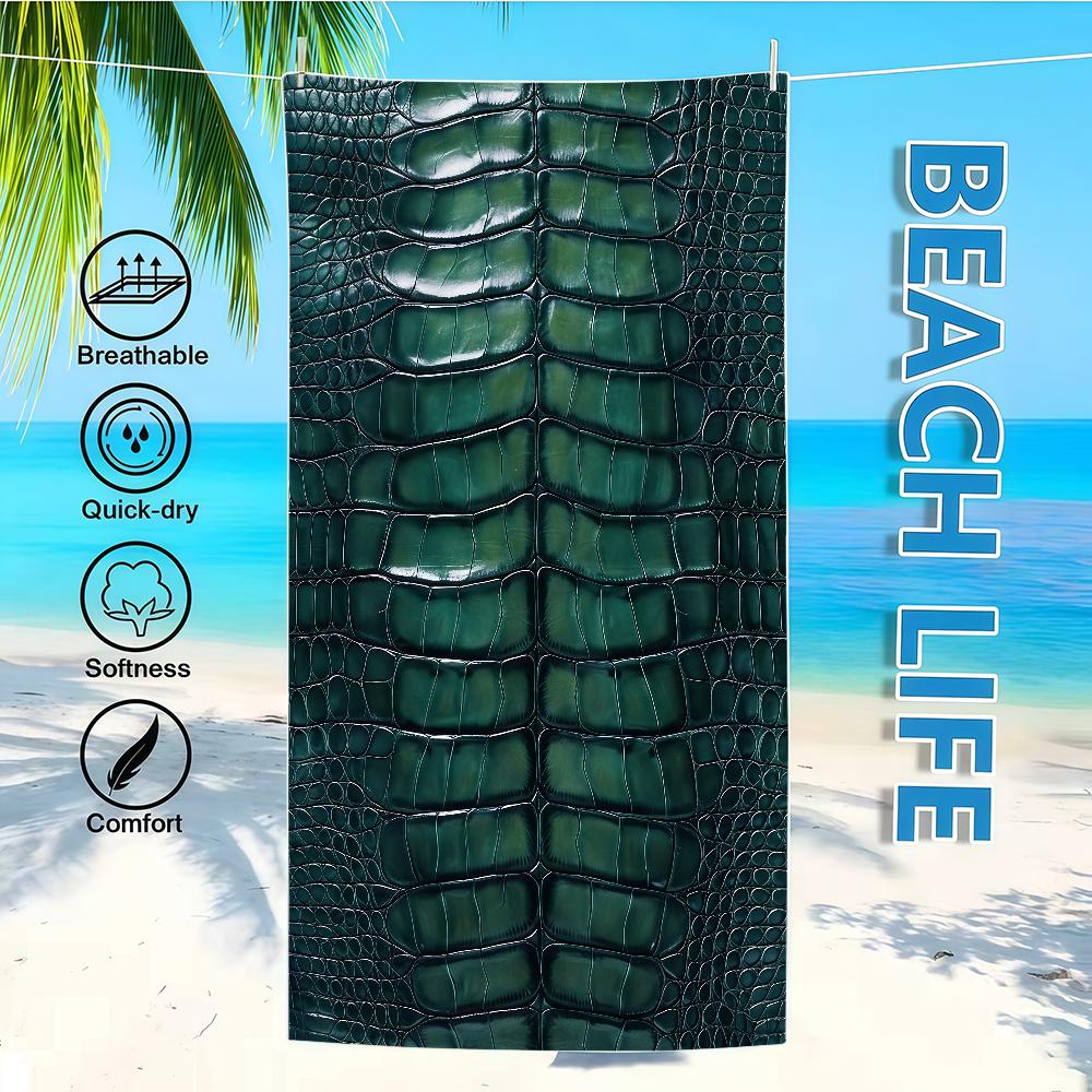 Towel Snake Cool Textile Bathrobe Beach Skin Quick-Drying Lightweight Portable Camping Swim Pool Travel W40*H60(CM)
Towel Snake Cool Textile Bathrobe Beach Skin Quick-Drying Lightweight Portable Camping Swim Pool Travel W40*H60(CM)