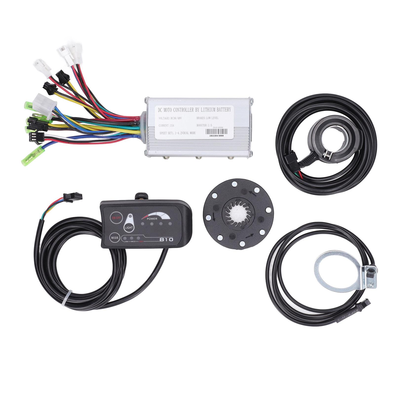 Electric Bike Conversion Kit 15A Electric Bike Speed Controller Kit with S810 Panel for 250W Motor
Electric Bike Conversion Kit 15A Electric Bike Speed Controller Kit with S810 Panel for 250W Motor
