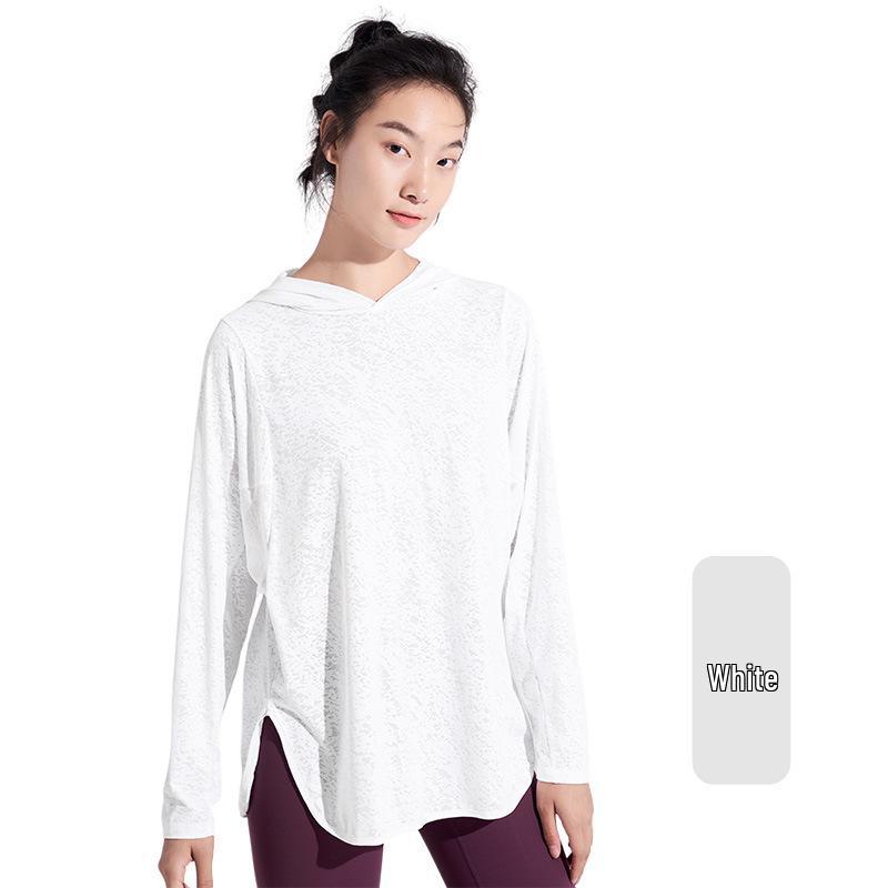 Женский худи для йоги больших размеров на весну/лето с ощущением обнаженности - Легкий, свободного кроя, с длинным рукавом. Extra Large белый
Женский худи для йоги больших размеров на весну/лето с ощущением обнаженности - Легкий, свободного кроя, с длинным рукавом. Extra Large белый