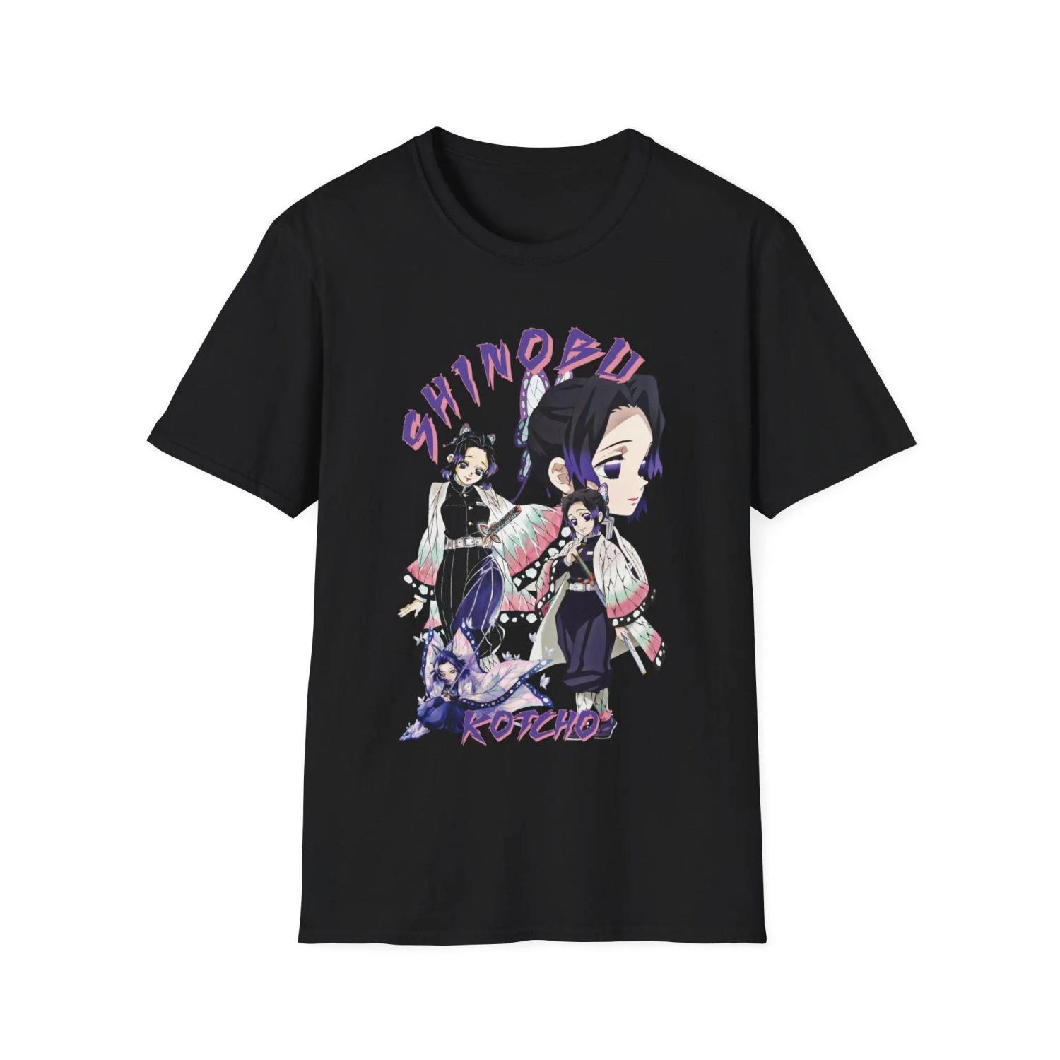 2026 Summer New 100purecotton Demon Slayer Shinobu Kocho Cartoon Pattern Street Short Sleeve Loose popularTshirt Round Shirt S чёрный
2026 Summer New 100purecotton Demon Slayer Shinobu Kocho Cartoon Pattern Street Short Sleeve Loose popularTshirt Round Shirt S чёрный