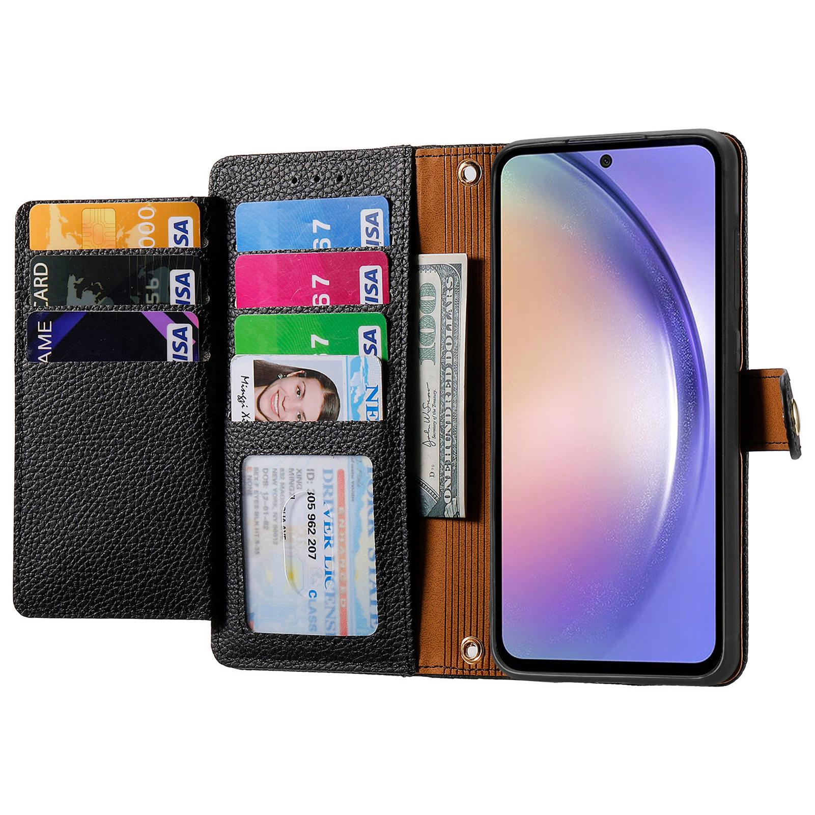 For Samsung Galaxy A56 5G Case RFID Blocking Zipper Pocket Leather Wallet Phone Cover Black
For Samsung Galaxy A56 5G Case RFID Blocking Zipper Pocket Leather Wallet Phone Cover Black