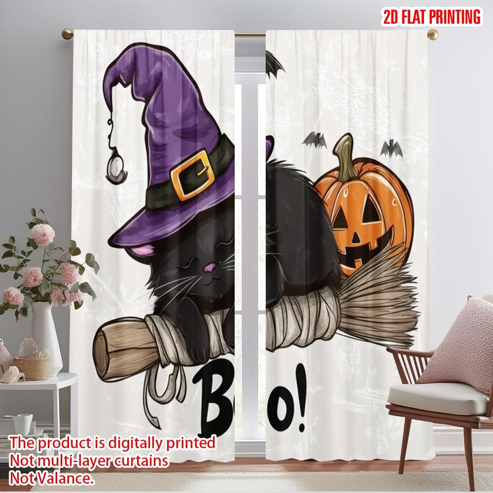 2pcs,2D plane printing Light Filtering Curtains Spooky Whiskers Durable Polyester (without rod) Holiday for Bedroom Office 52.50×116.00 CM 2pcs
2pcs,2D plane printing Light Filtering Curtains Spooky Whiskers Durable Polyester (without rod) Holiday for Bedroom Office 52.50×116.00 CM 2pcs