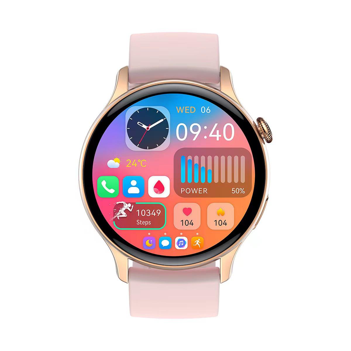 Трансграничные смарт-часы HK85: 1,43-дюймовый AMOLED-экран, Bluetooth-звонки, мониторинг уровня кислорода в крови и давления, отслеживание нескольких видов спорта. розовый
Трансграничные смарт-часы HK85: 1,43-дюймовый AMOLED-экран, Bluetooth-звонки, мониторинг уровня кислорода в крови и давления, отслеживание нескольких видов спорта. розовый