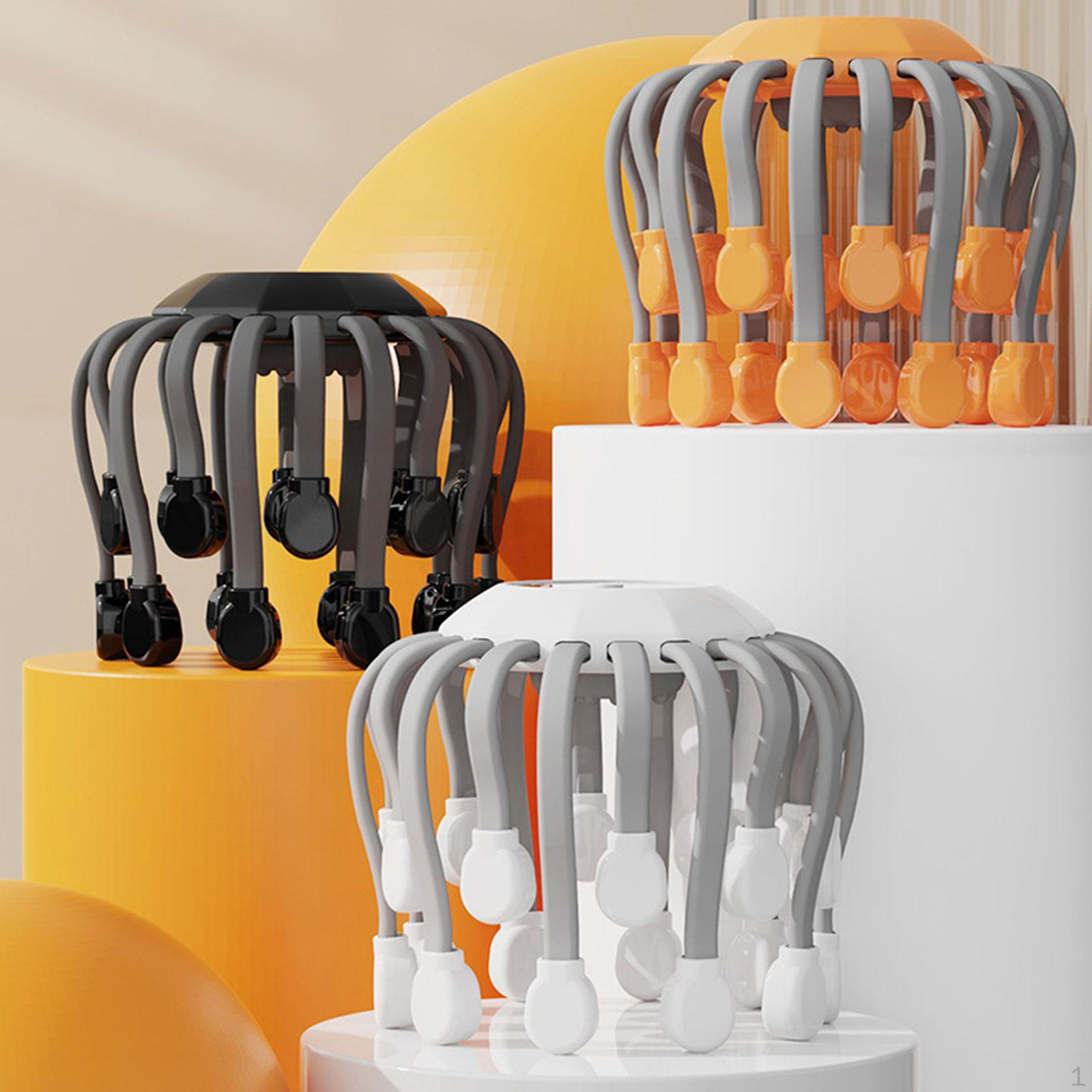 Head Massager Easy Use Gift Relaxation 5 Adjustable Modes Soft Octopus Claws помаранчевий
Head Massager Easy Use Gift Relaxation 5 Adjustable Modes Soft Octopus Claws помаранчевий