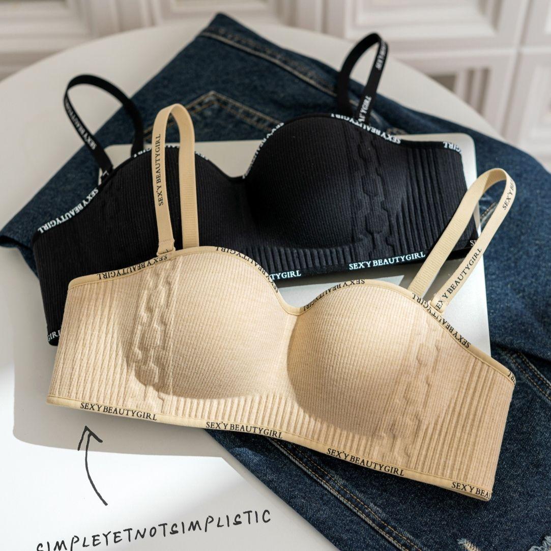 Sexy Women Seamless Bras Solid Simple Sports Bras Sling Backless Beauty Girls Fashion Bras Black Beige Underwear For Female Lingerie Fashion Lady Bras 38/85AB
Sexy Women Seamless Bras Solid Simple Sports Bras Sling Backless Beauty Girls Fashion Bras Black Beige Underwear For Female Lingerie Fashion Lady Bras 38/85AB